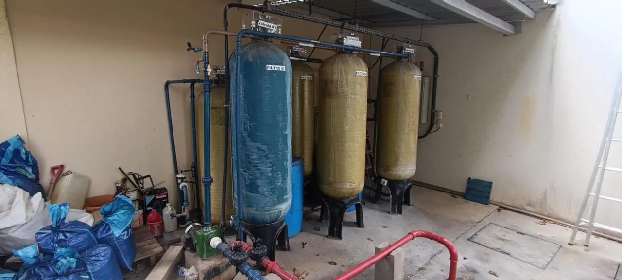 Estação de tratamento de água BioAcqua com filtros industriais