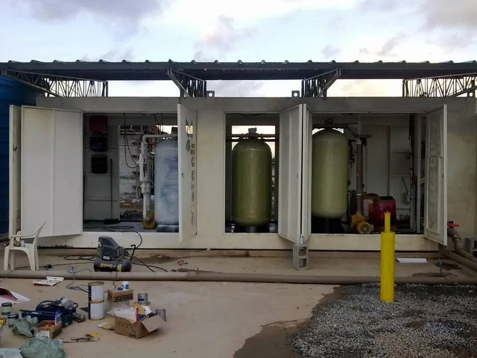 Instalação de unidade modular